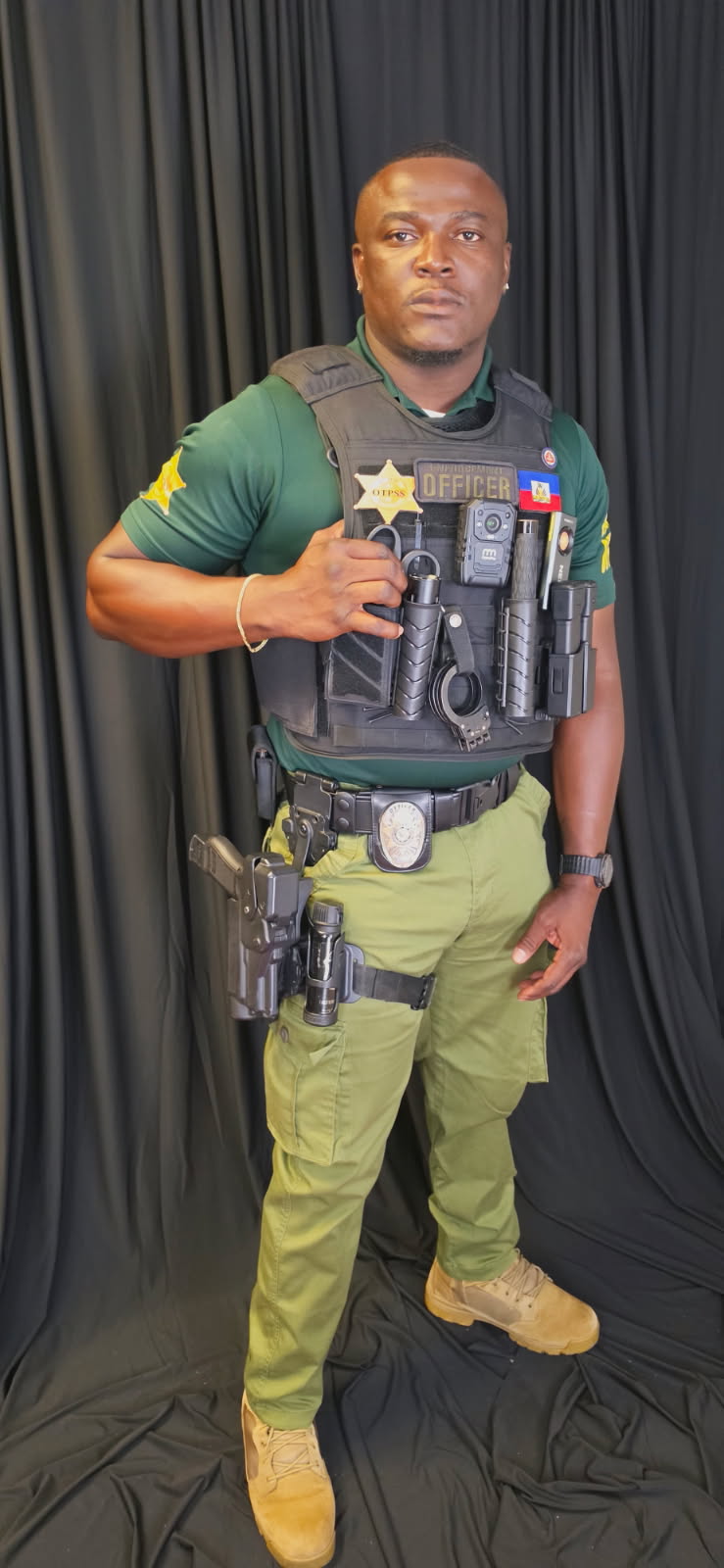 On Time Protection Security officer portrait front